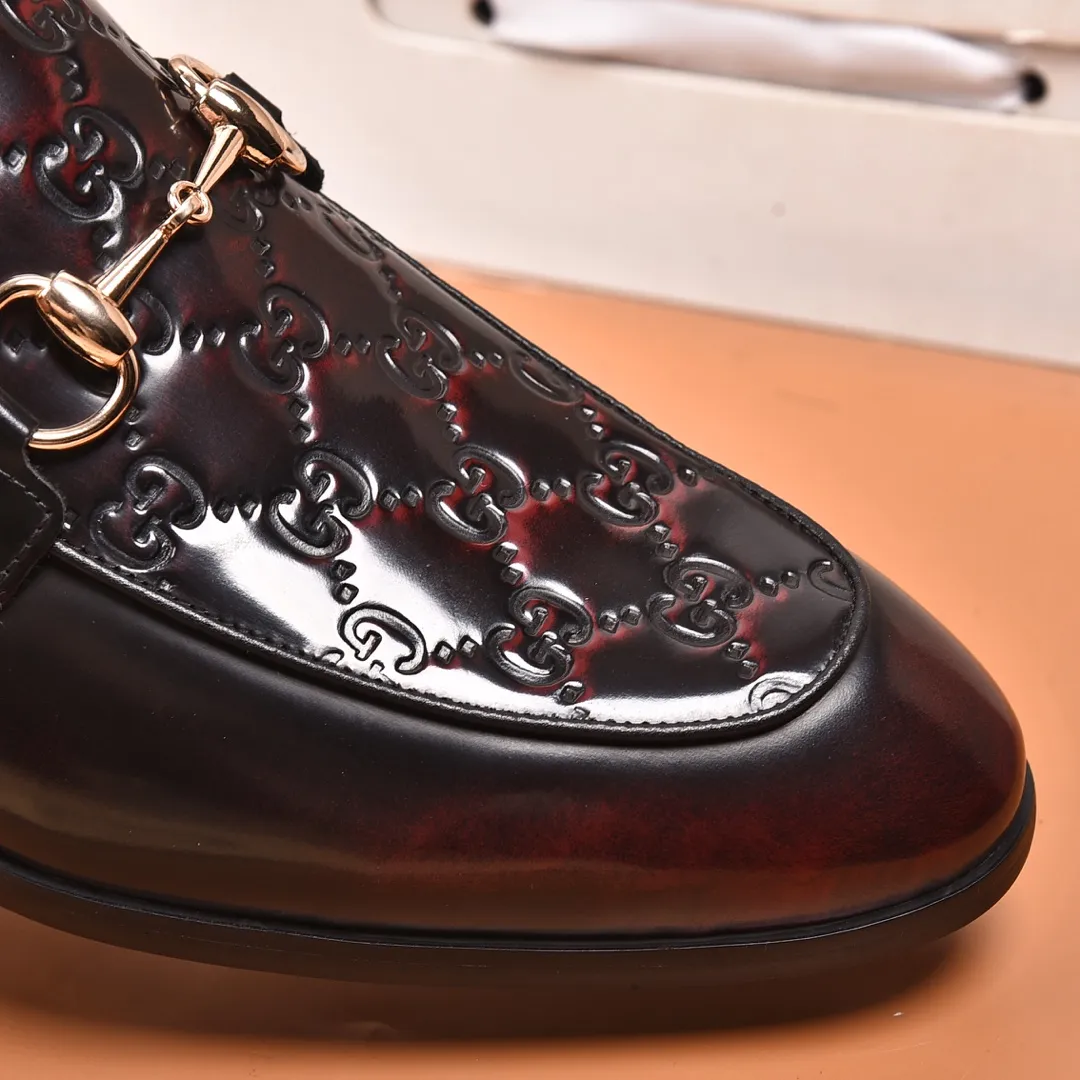 Men's shoes💰540📛📛Original (water-dyed cowhide) Gucci GUCCI official website formal shoes🌀 Italian🇮🇹imported cowhide➕top imported water-dyed cowhide lining💋Finely handmade original bottom, the real thing looks better when photographed in person Standard size 38-44